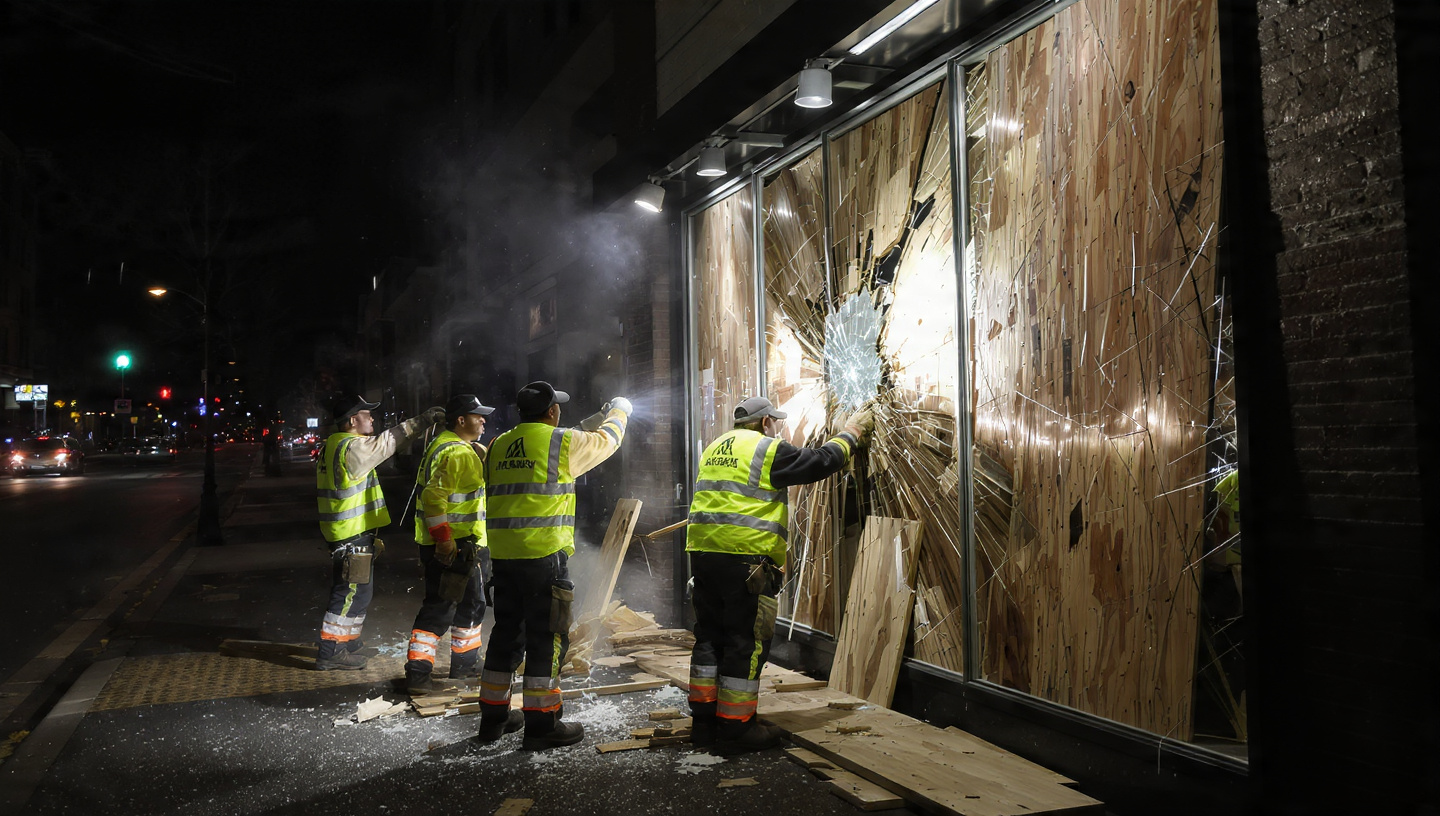 Emergency Window Board-Up